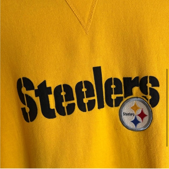 Vintage NFL Pittsburgh Steelers Hoodie Size Large – Black & Yellow – Fan Gear - Picture 3 of 7